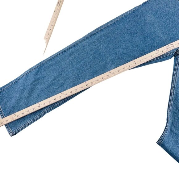 Levis 505 Straight Fit Jeans Size 36x32 Blue Denim - Picture 5 of 6